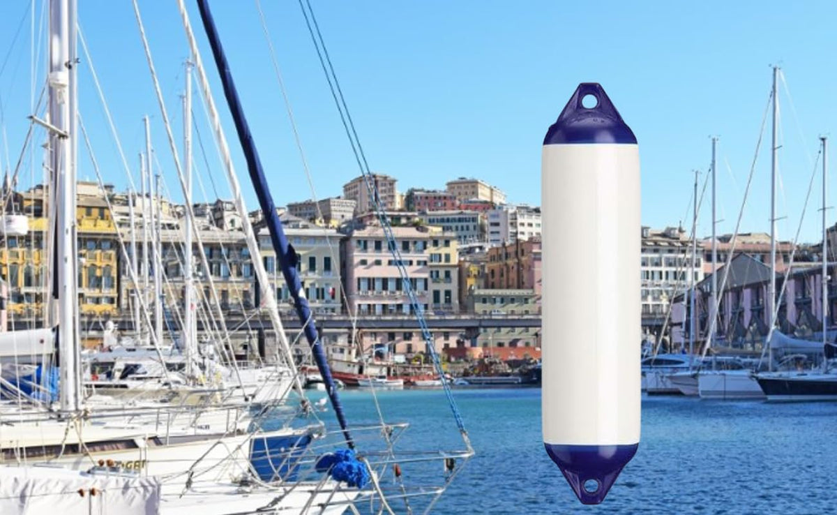CG94 Parabordo F3, Bianco con Tappo Blu, 22 x 76 cm