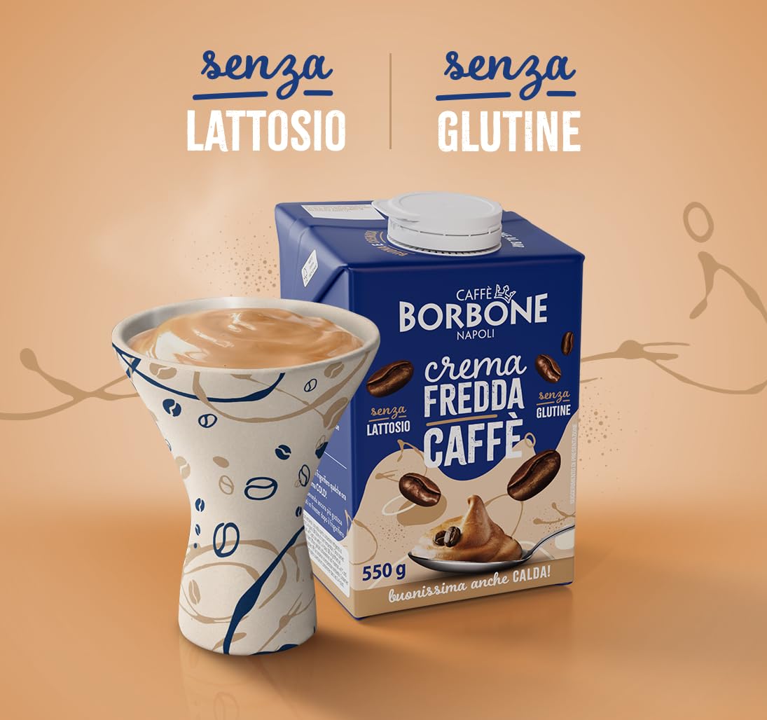 Caffè Borbone CREMA FREDDA CAFFÈ a base di latte con caffè solubile delattosata