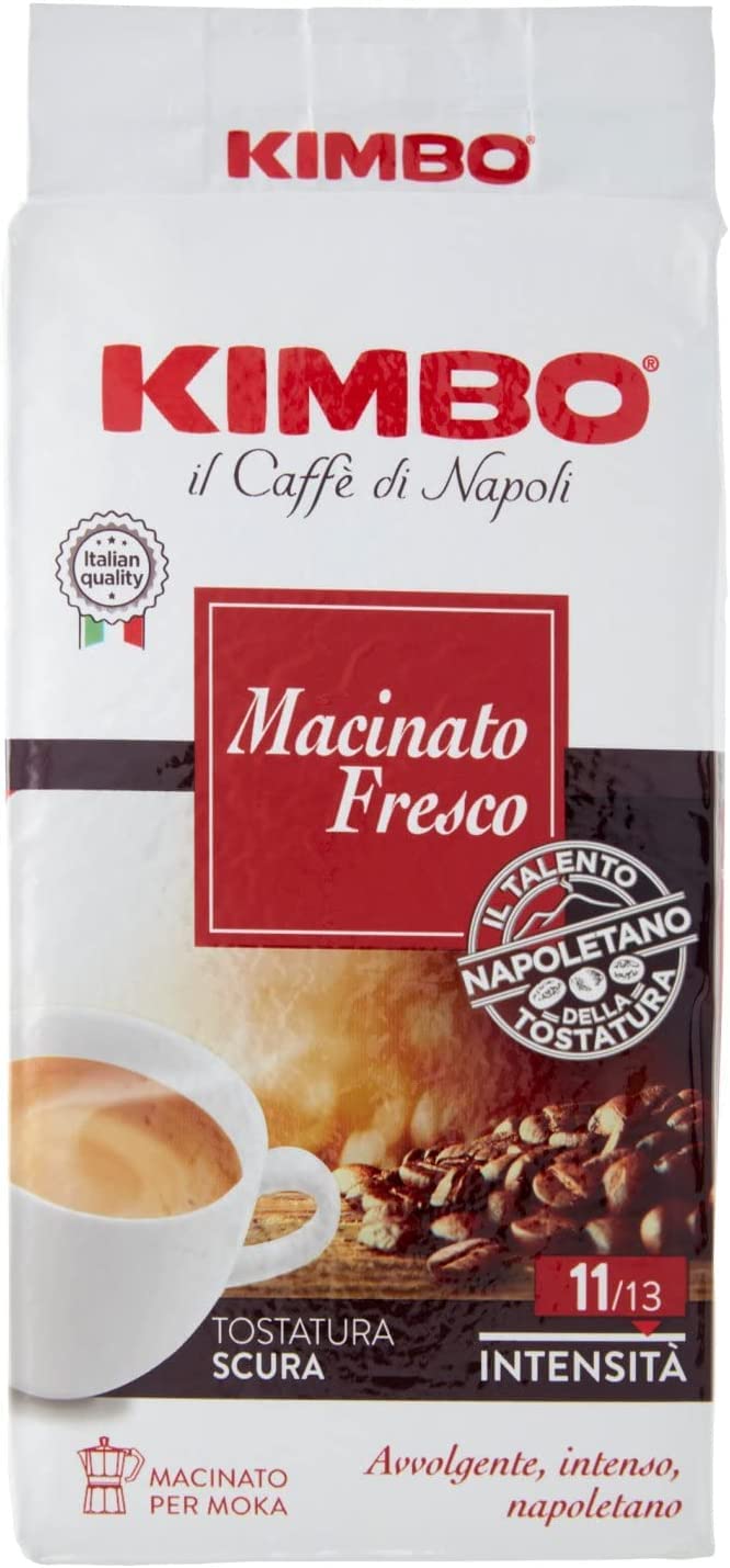 Caffè Macinato Fresco 8x250 gr - Kimbo