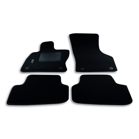 Bottari 39102 Set Tappeti Auto su Misura in Moquette per Modello Golf produzione dal 2013 ad oggi , Nero, 4 Pezzi