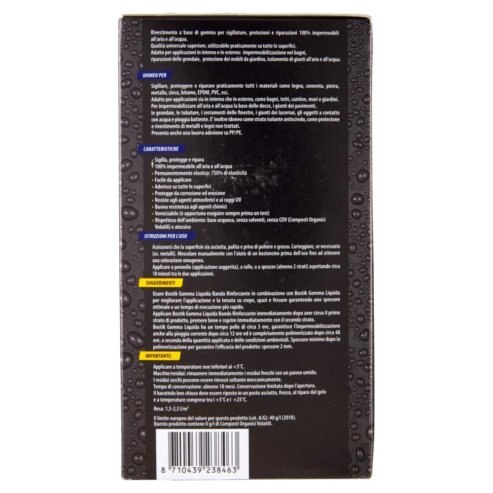 Bostik Gomma Liquida Kit di riparazione