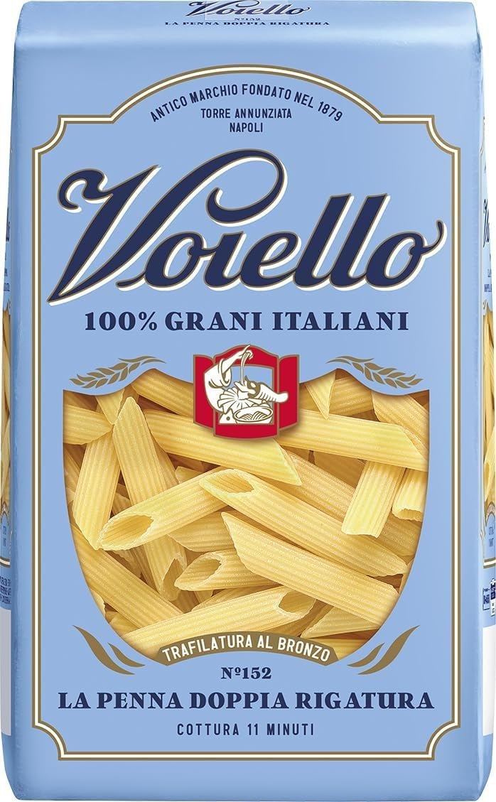 5X VOIELLO PENNE RIGATE N 152 Trafilatura Al Bronzo (5 PACCHI DA 500 GR)