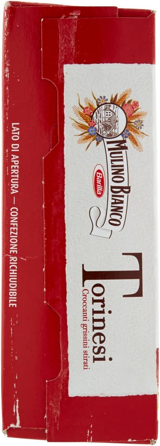 3x Grissini Torinesi Italian Dried Bread Sticks 280g Mulino Bianco Barilla