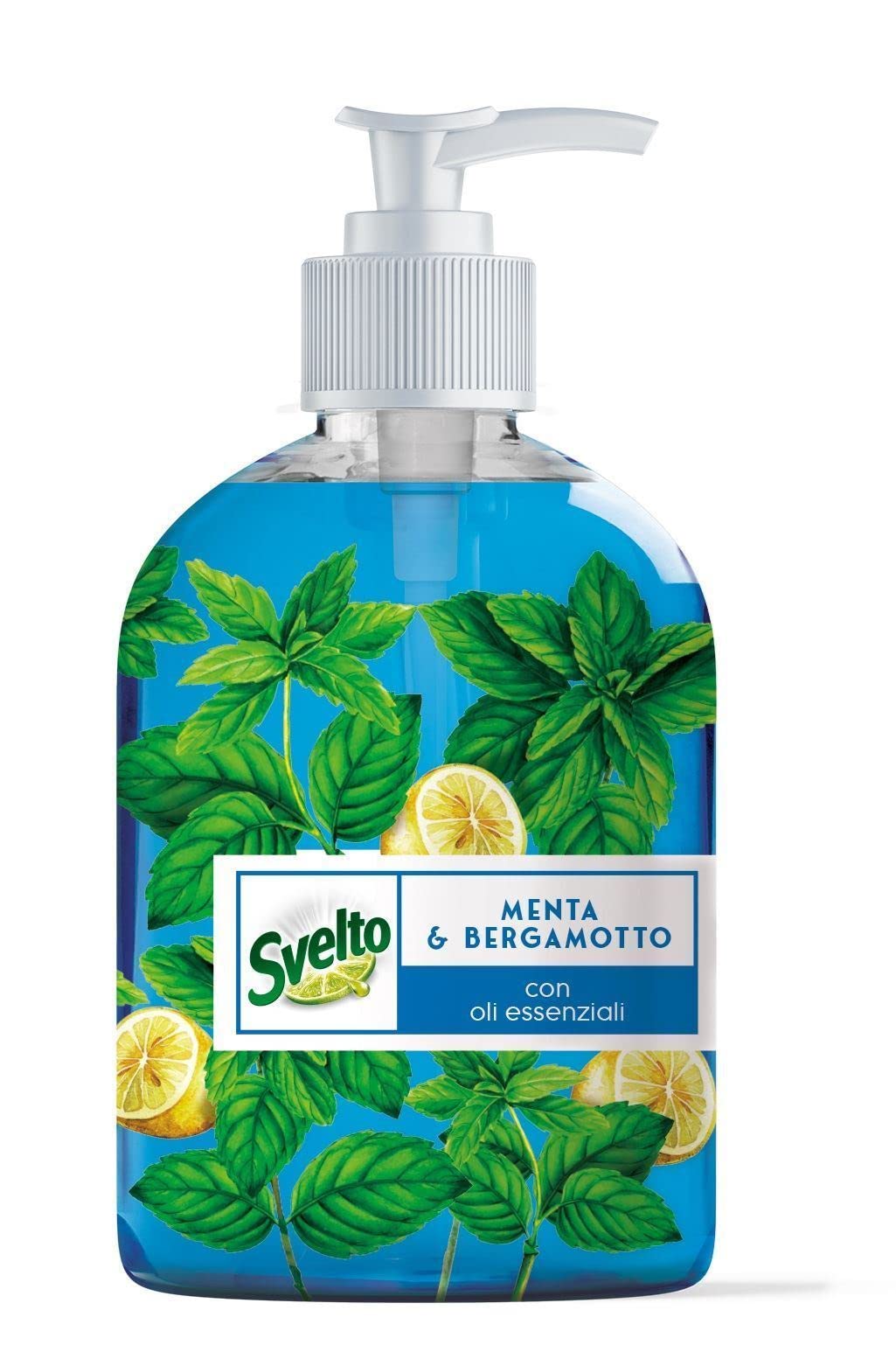 Svelto Detersivo Piatti per Lavaggio a Mano, Menta e Bergamotto, 1 da 450 ml