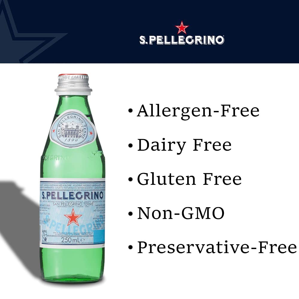 SAN PELLEGRINO ACQUA Frizzante 0.250 lt. vetro a perdere - Scatole da 24 bottiglie