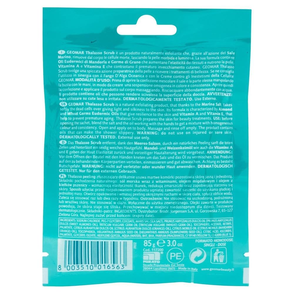 Geomar - Thalasso Scrub, Rinnovamento Cutaneo Profondo - 85 g