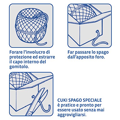 Cuki Spago da Cucina per Carni e Verdure, 60 Metri