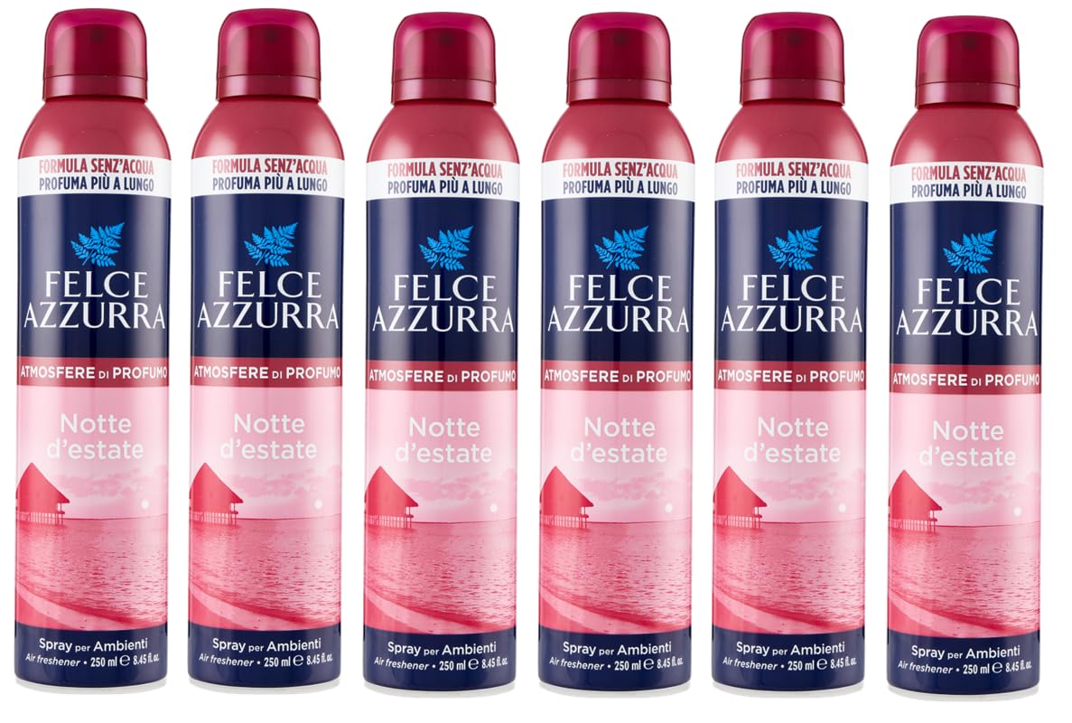 Felce Azzurra Notte d'estate Deodorante Ambienti, confezione da 6