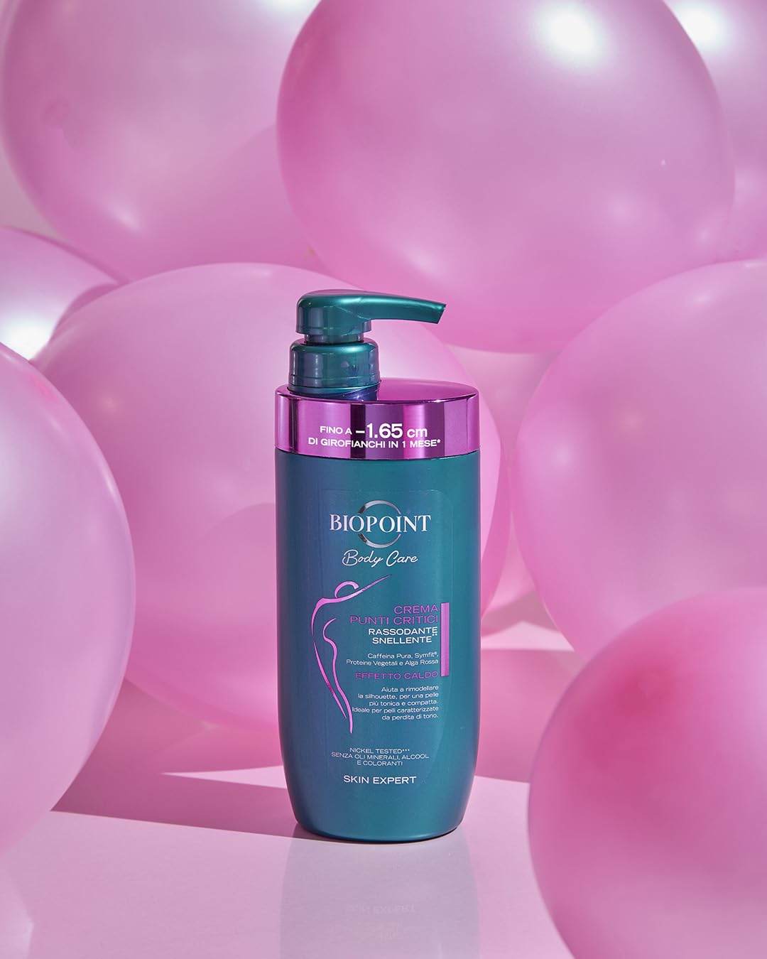 Biopoint - Crema Corpo Punti Critici Rassodante per Addome, Fianchi, Interno Coscia e Braccia, Azione Tonificante, 400 ml