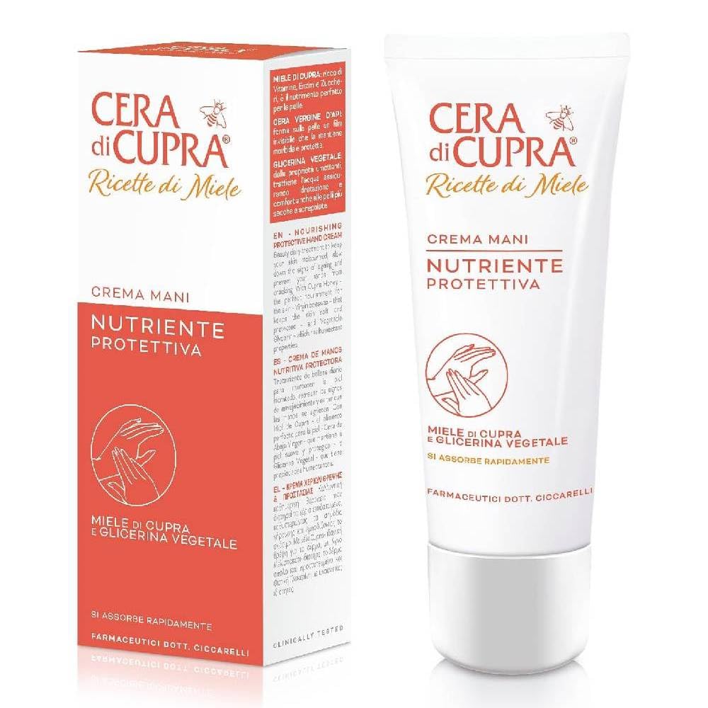 Set 6 Cera Di Cupra Crema Mani Nutriente E Protettiva Tubo 75ml