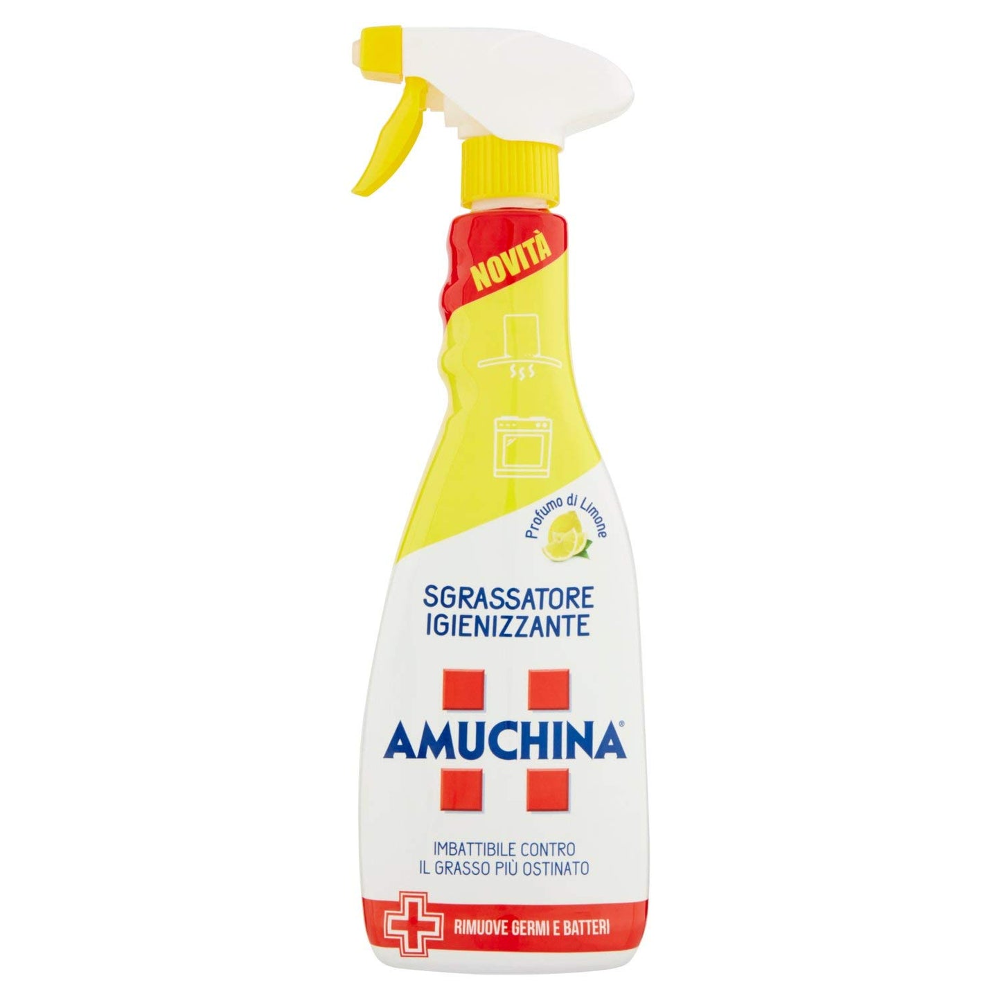 Amuchina Detergente Sgrassatore Limone Spray, 750ml