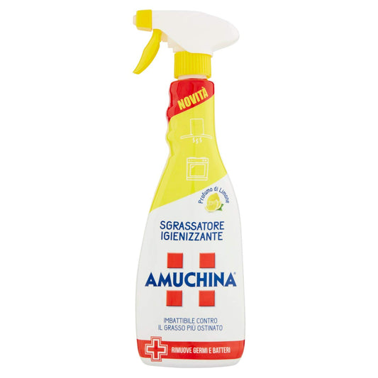 Amuchina Detergente Sgrassatore Limone Spray, 750ml