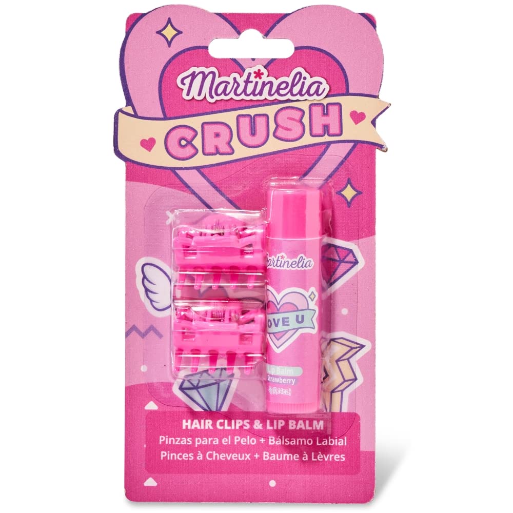 Set 2 pinzette per capelli e balsamo per labbra