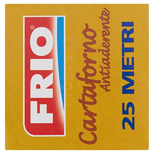 Frio - Cartaforno, Antiaderente, Per Tutti Tipi Di Forno, Anche Microonde - 12 confezioni da 25 Metri [300 Metri]