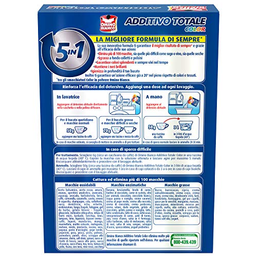 Omino Bianco Additivo Totale Color, 600g