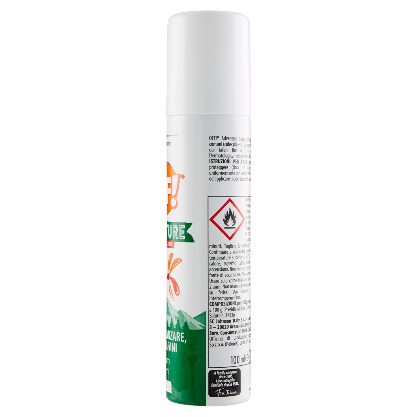 OFF! Adventure Spray - Insetto Repellente e Antizanzare, 2 Pezzi