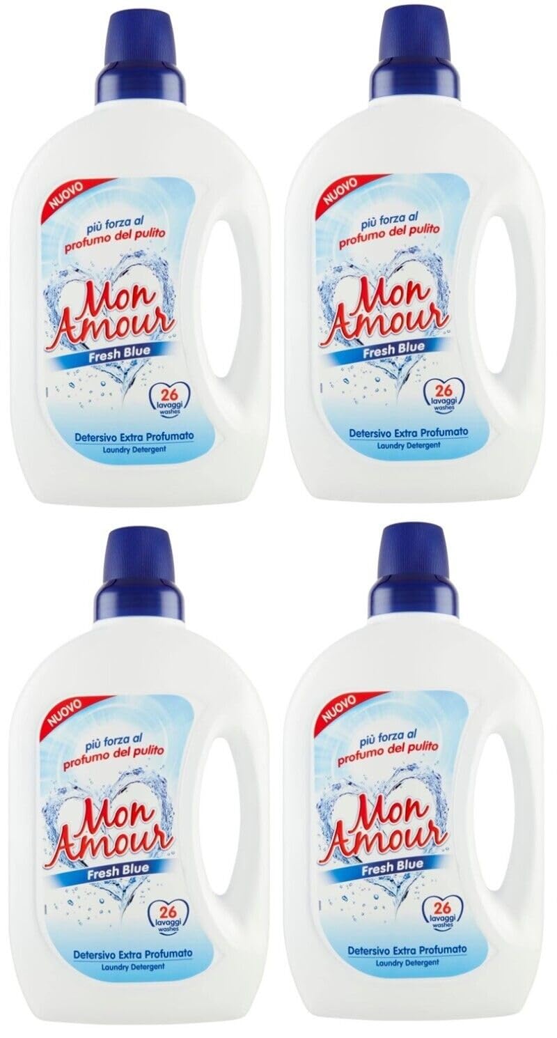FELCE AZZURRA Mon Amour Fresh Blue Detersivo, detersivo liquido, 26 lavaggi, 1,560 l