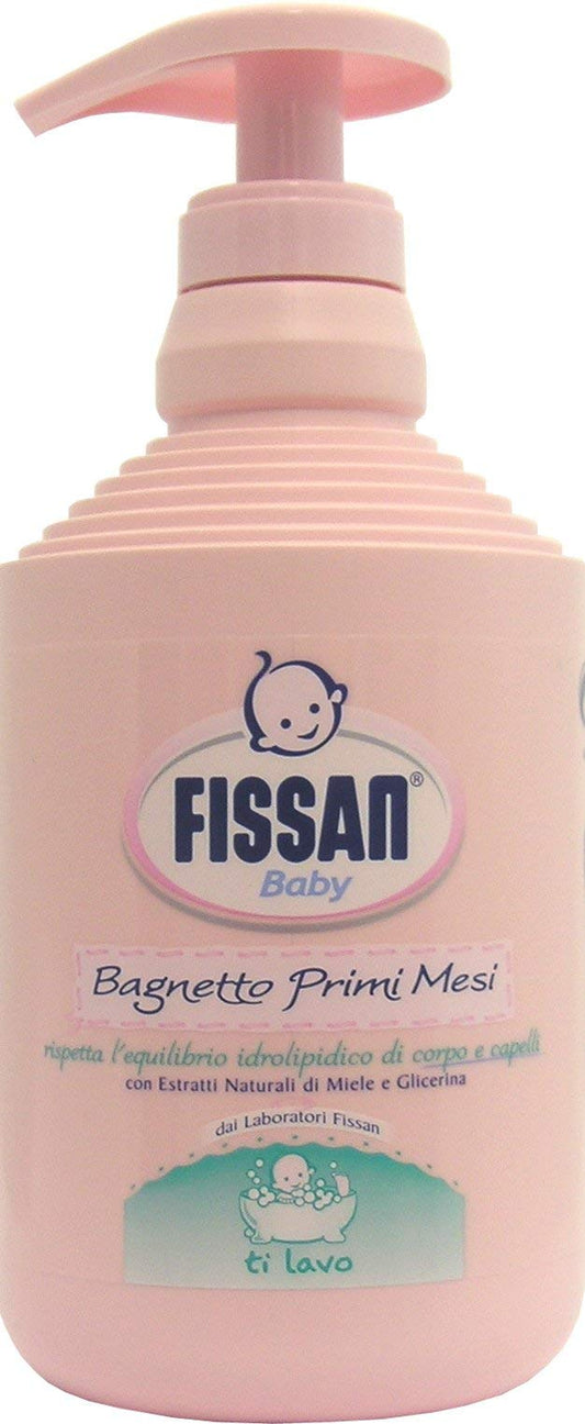 12 x FISSAN BABY Bagnetto Primi Mesi 500 Ml