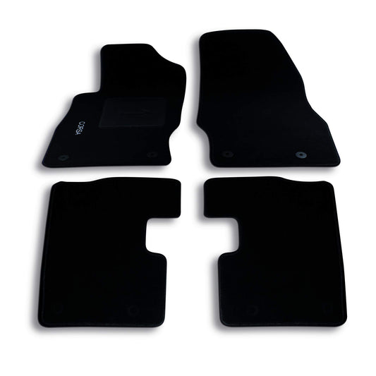 Bottari 39071 Set Tappeti Auto su Misura in Moquette per Modello Corsa dal 2006 ad oggi , Nero, 4 Pezzi