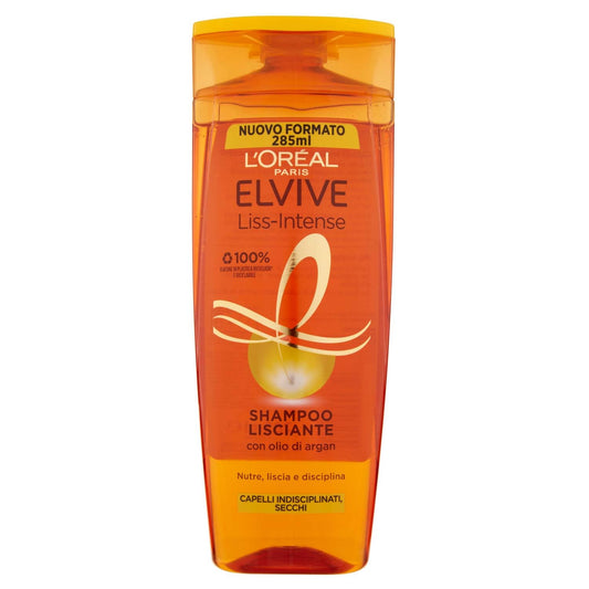 L'oreal Paris Shampoo Lisciante Liss Intense Elvive, 285ml