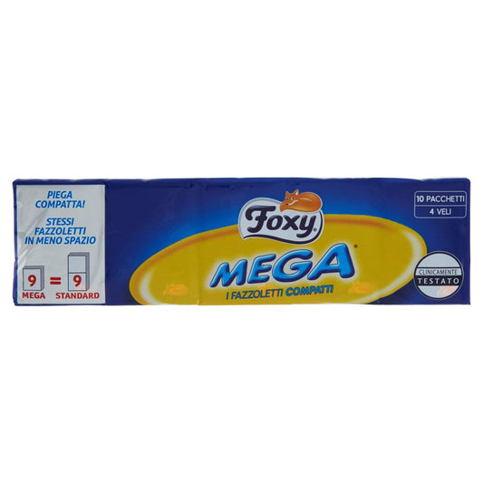 FAZZOLETTI TASCABILI FOXY MEGA Pz 10