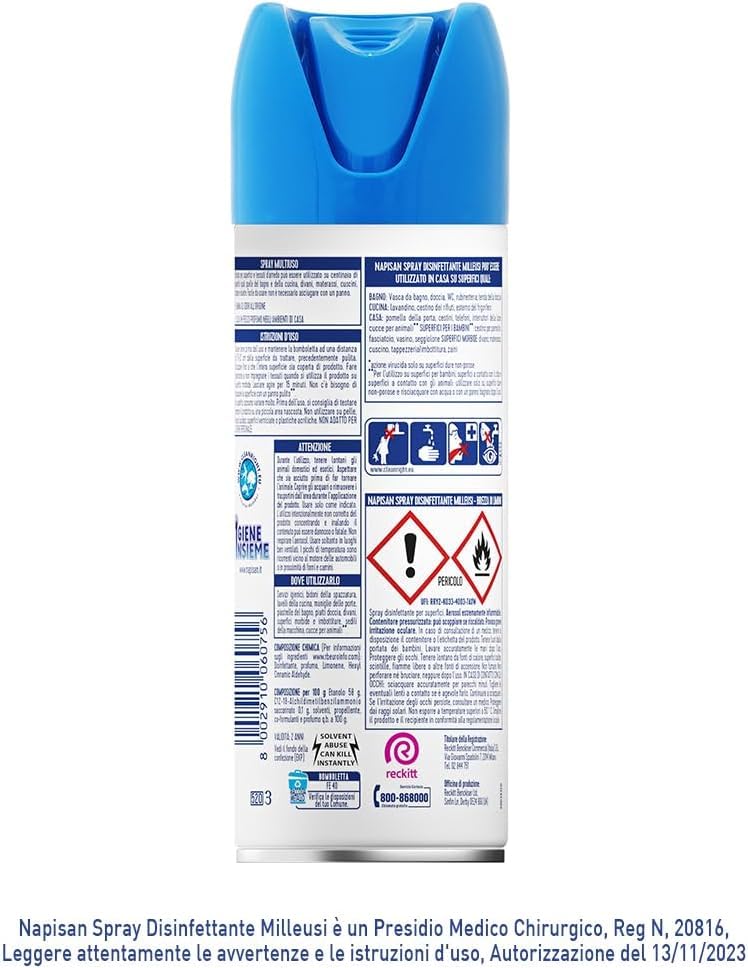 Napisan Spray Disinfettante Milleusi