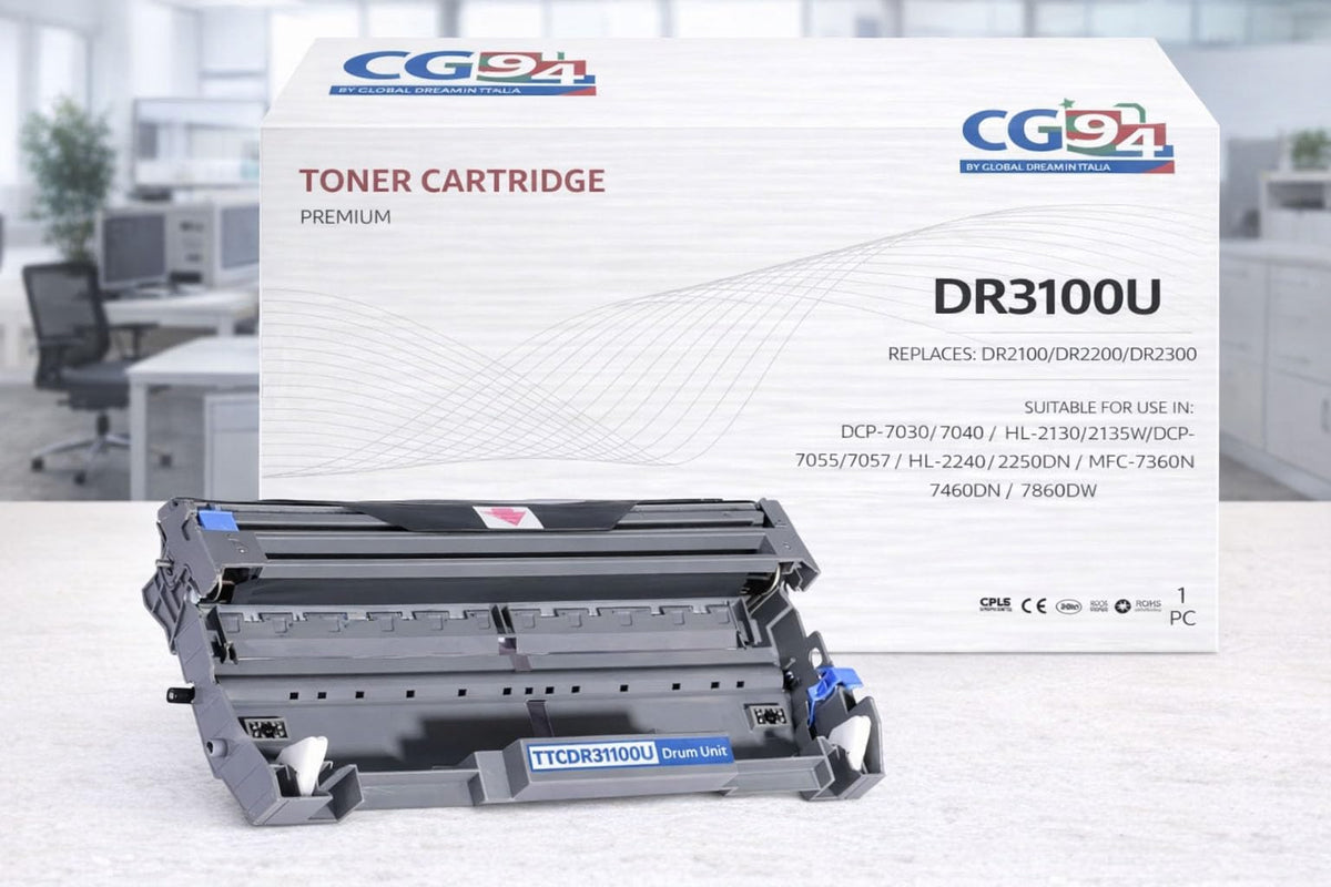 CG94 Tamburo DR3100U Compatibile con Brother DR-2400 / DR-243 / DR-2510, per HL-L2310D, DCP-L2510D, MFC-L2710DW