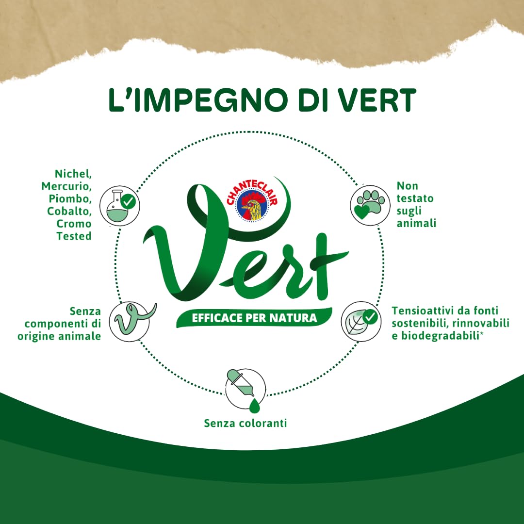 Vert - Ammorbidente Lavatrice Concentrato - Aroma Eucalipto e Fresia, Fragranza di Lunga Durata, 100% Origine Naturale, con Oli Essenziali ed Ipoallergenico - Flacone da 1200 ml, 60 Lavaggi