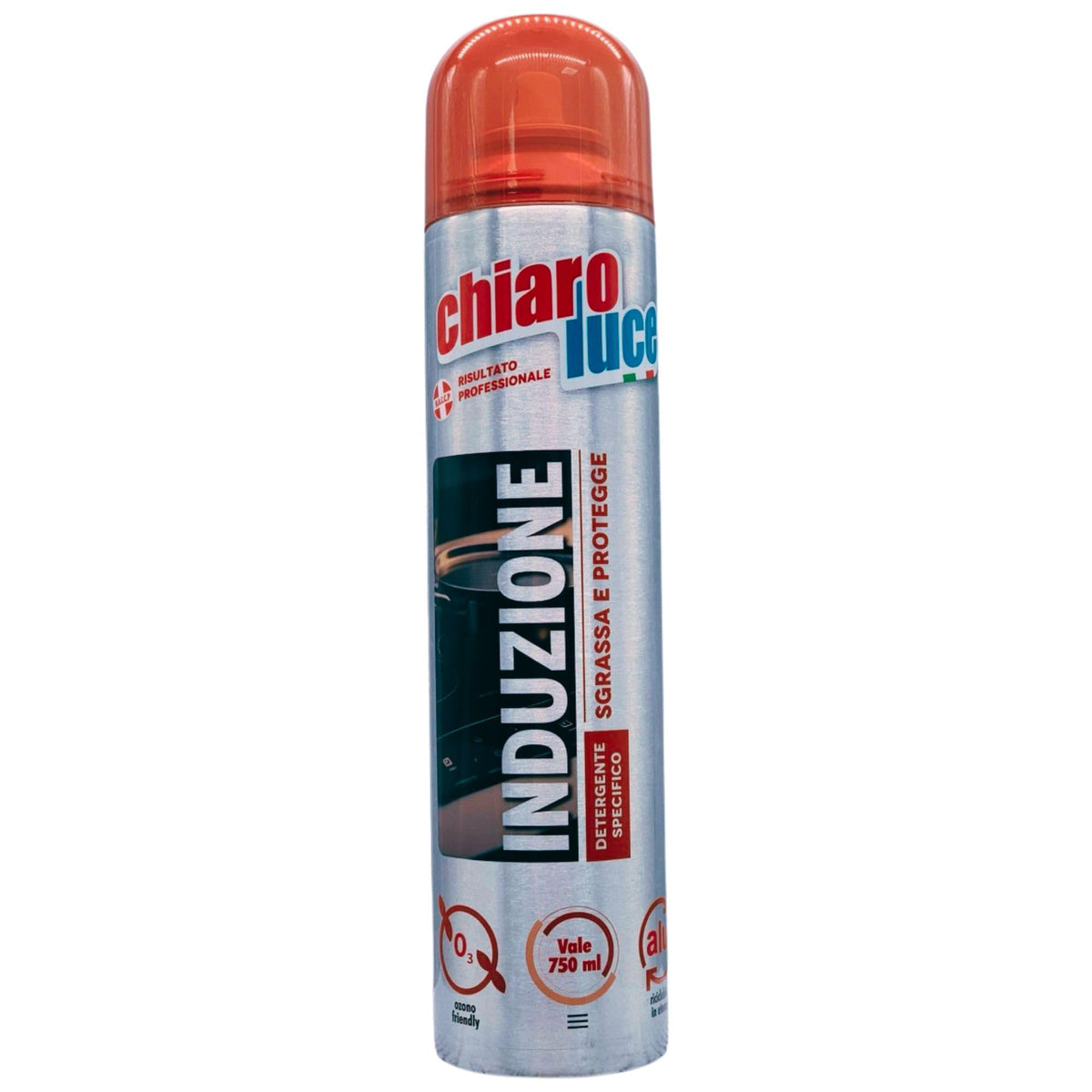 Chiaro Luce Spray Per Piani Cottura a INDUZIONE, Pulito Senza Fatica, Sgrassa Senza Graffiare, Senza Risciacquo 300ml