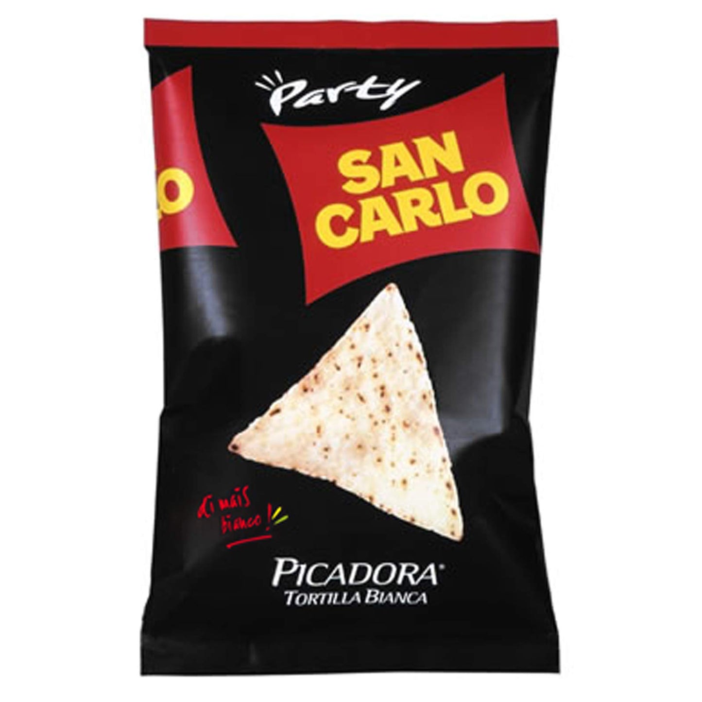 15 x BUSTA PATATINE SAN CARLO PICADORA TORTILLA BIANCA DI MAIS 150 GR PARTY