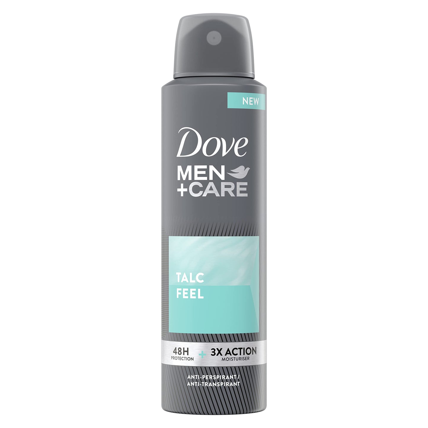 Dove Men+Care Deodorante Spray Sport Active, con 1/4 di Crema Idratante, Deodorante Uomo Antitraspirante Senza Alcol, Aiuta a Ridurre le Irritazioni, Fino a 48 Ore di Protezione, 6 pezzi da 150 ml