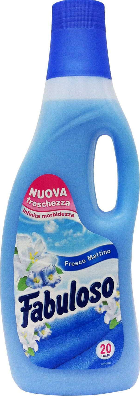 12 x FABULOSO Ammorbidente Liquido Fresco Mattino 1500 Ml