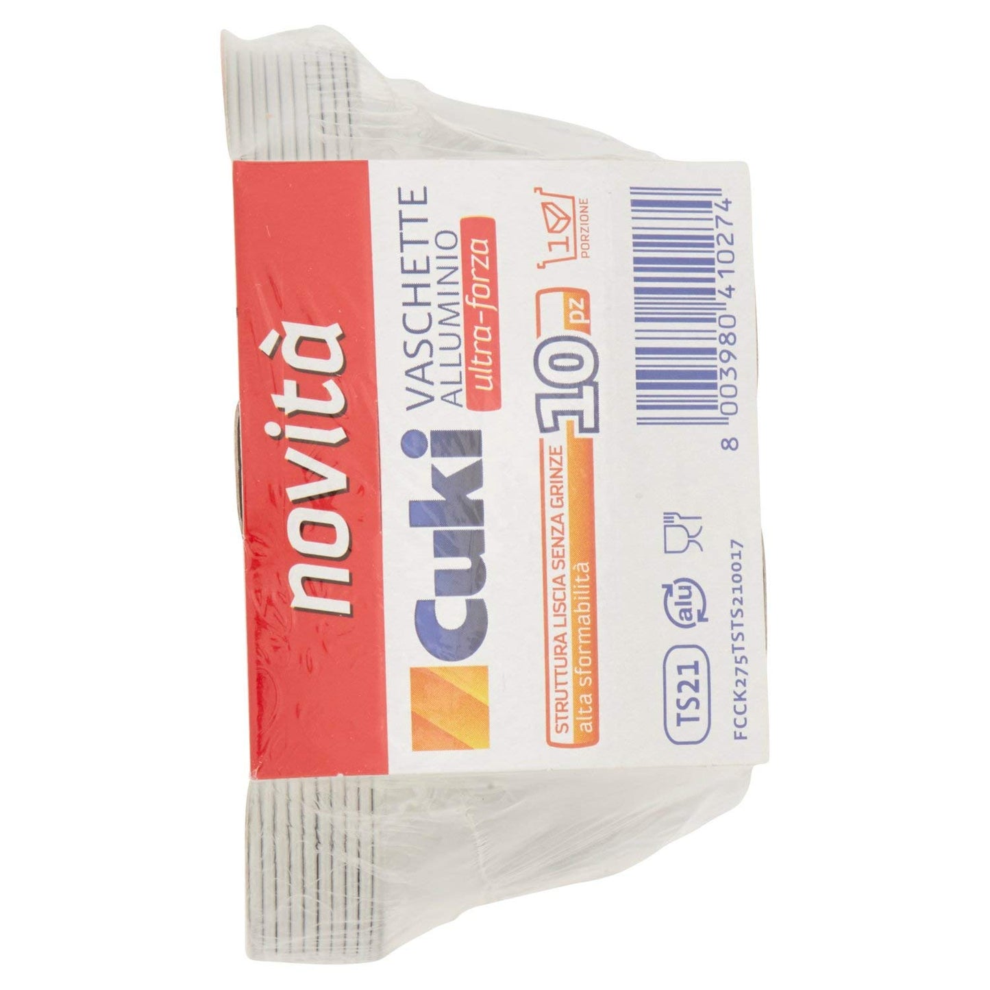 Cuki Vaschette Alluminio - Ultra Forza - Crème Caramel - Tonde [Ts21G] - 30 g