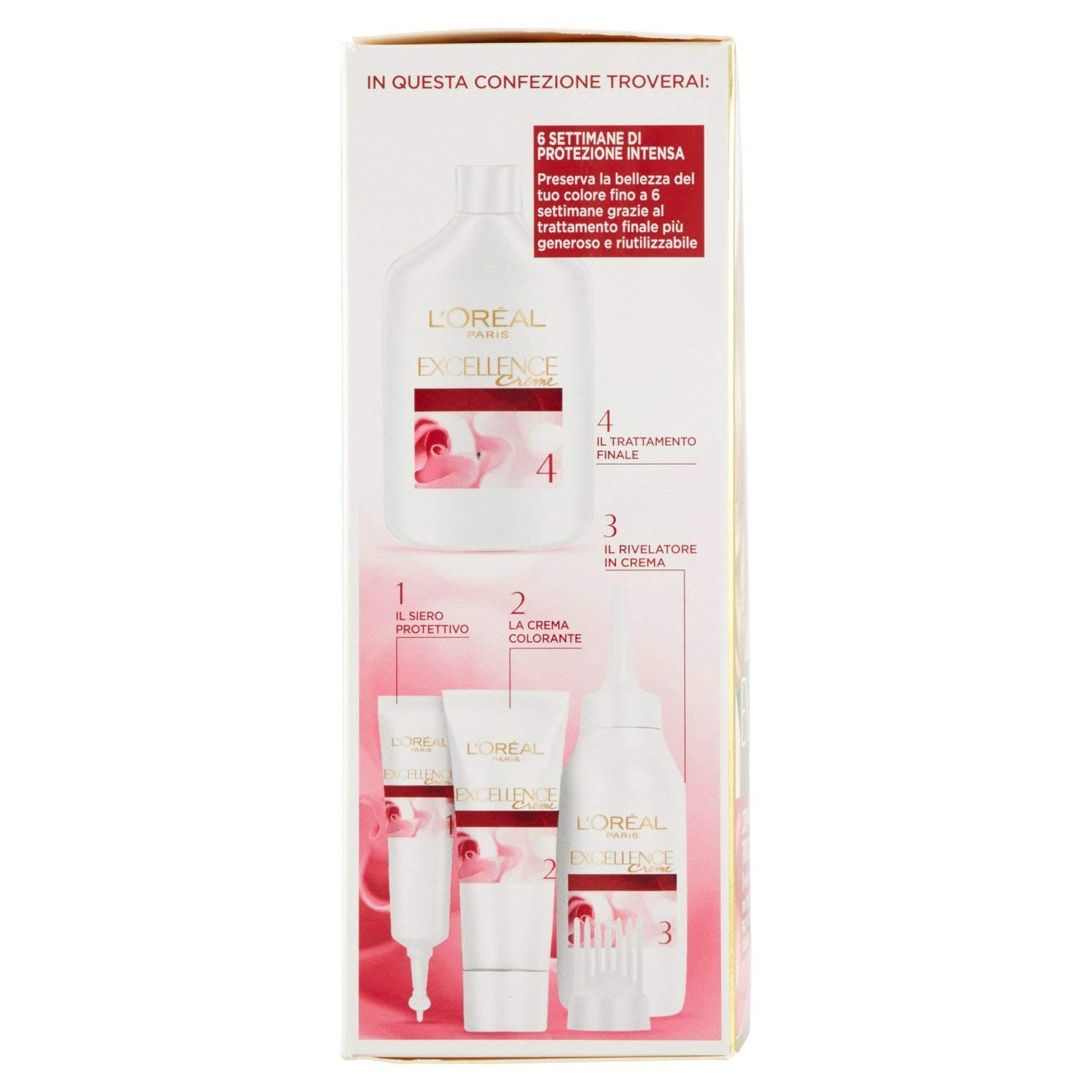 l'Oréal Paris Excellence Crema Colorante Triplo Trattamento Avanzato, 8 Biondo Chiaro - 1 Pacco