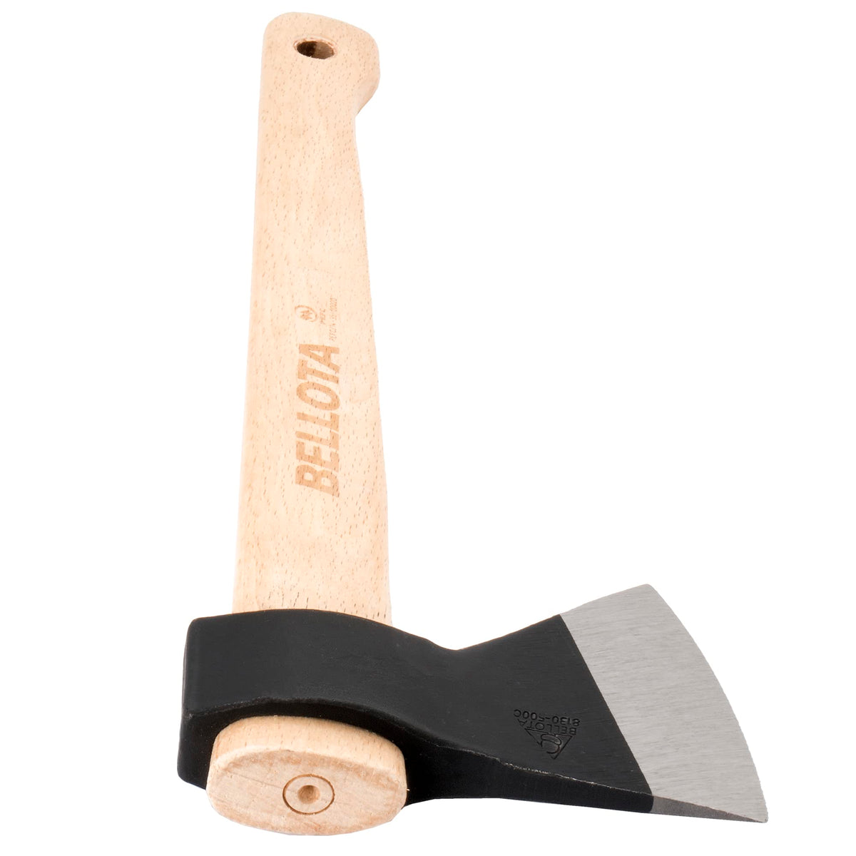 Bellota 8130-800C - Ascia Vizcaina 800 g con Manico di Legno per Pulire e Tagliare Rami Medi e Grossi - Strumento Professionale per Tagliare Legna da Ardere