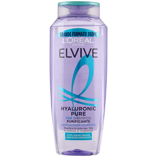 Elvive Shampoo Hyaluronic Pure 300ml, 300ml