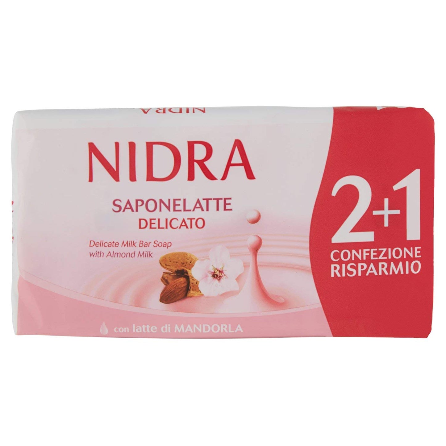 Nidra Saponelatte Delicato con Latte di Mandorla - 300 ml