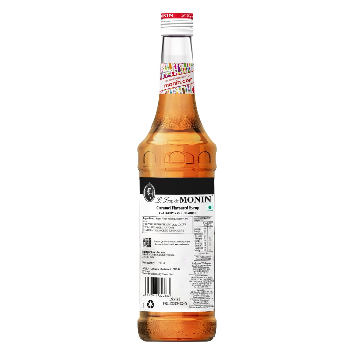 Monin Caramello 700 ml (Confezione da 1)