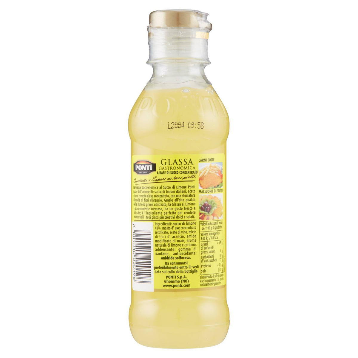 Ponti Glassa 220Gr Al Succo Di Limone - [confezione da 6]