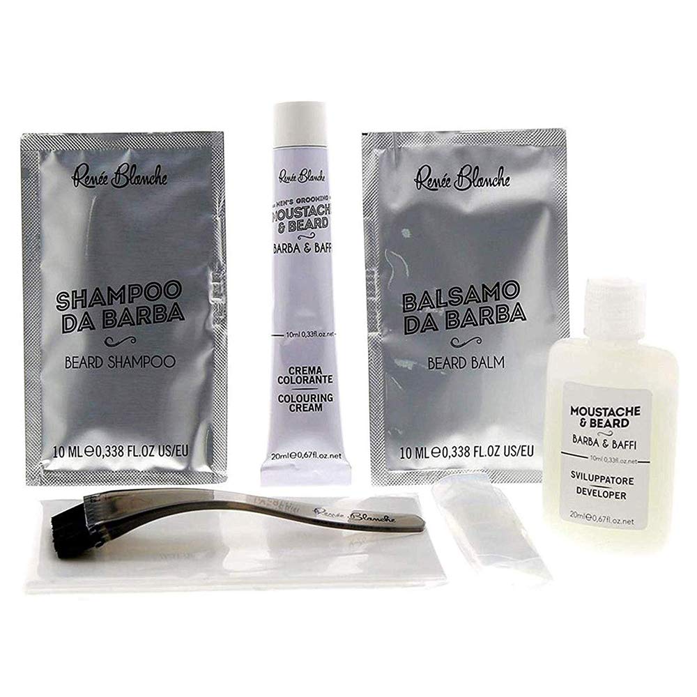 Renee Blanche Colorazione Per Barba E Baffi Tintura Colore Biondo 2x20ml
