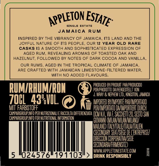 Appleton Estate 12y