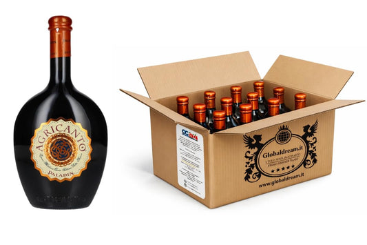 CG94 - Agricanto Paladin – Liquore a Base di Vino Raboso – 12 Bottiglie da 700 ml – Aromi di Ciliegia e Mandorla | Confezione Global Dream