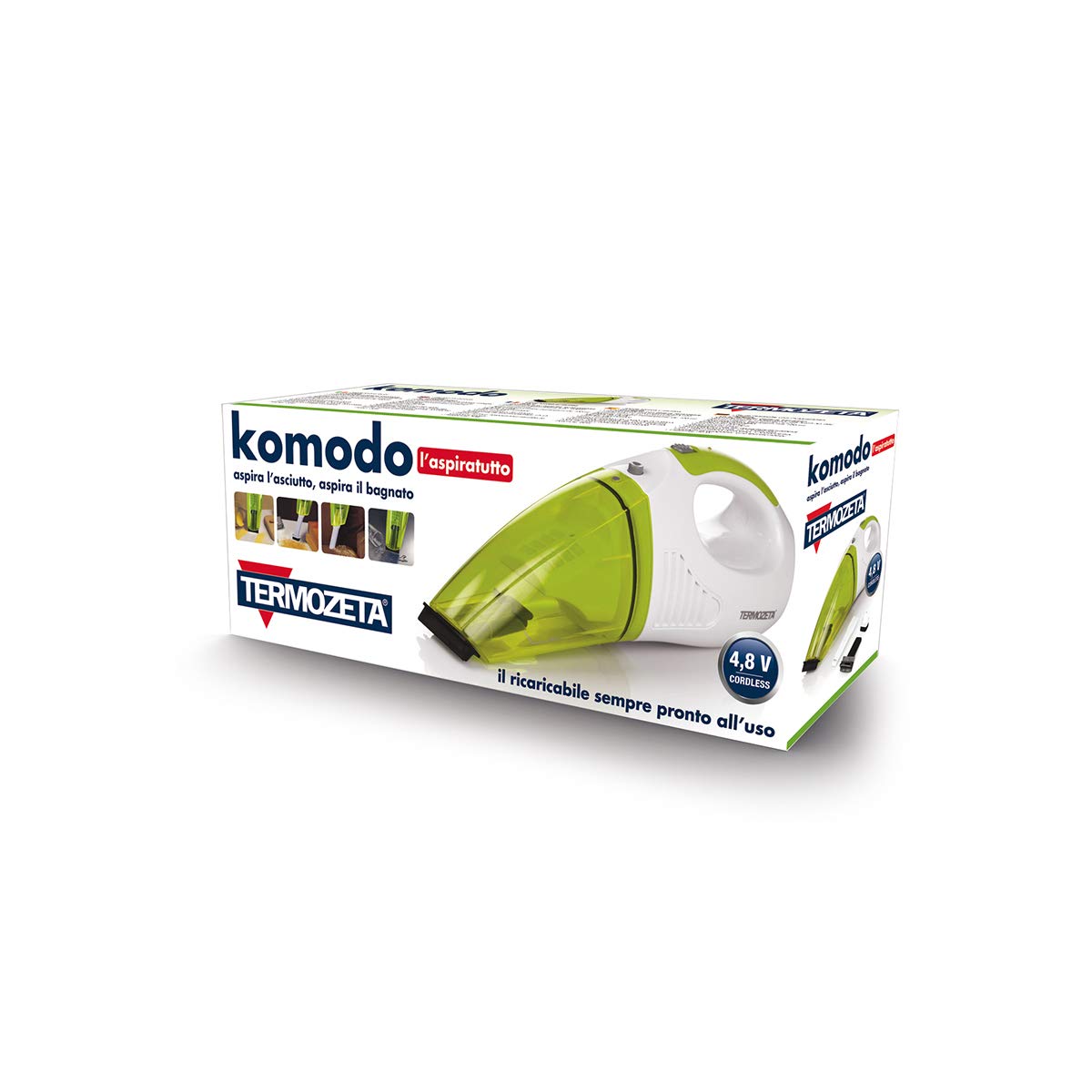Termozeta 72368 g senza sacchetto Trasparente, Bianco, Giallo aspiratore portatile
