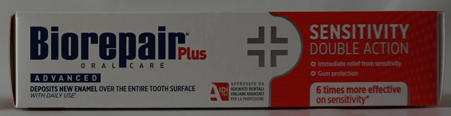 Biorepair Plus Advanced Sensibilità Doppia Azione Dentifricio 75ml