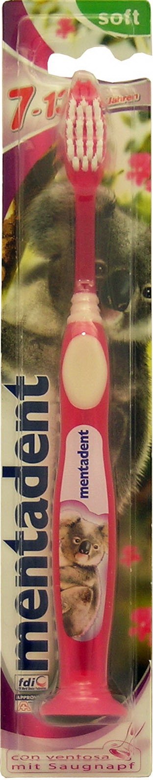 12 x MENTADENT Spazzolino Denti Bimbi 7-13 Anni