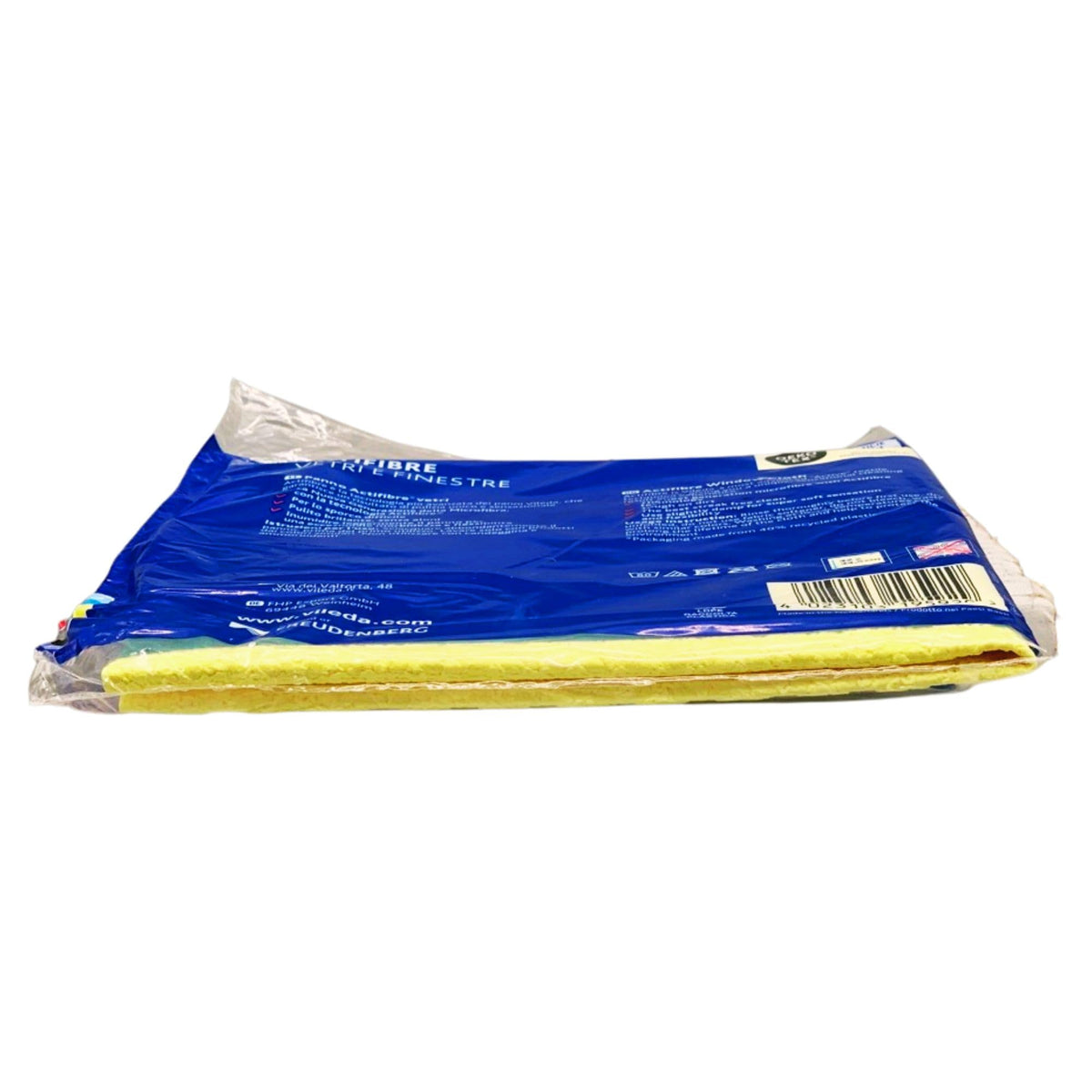 FEI FAN Panno ACTIFIBRE Vetri e Finestre, Microfibra. Pulito Brillante, Senza Aloni. Giallo - 32x34,5cm