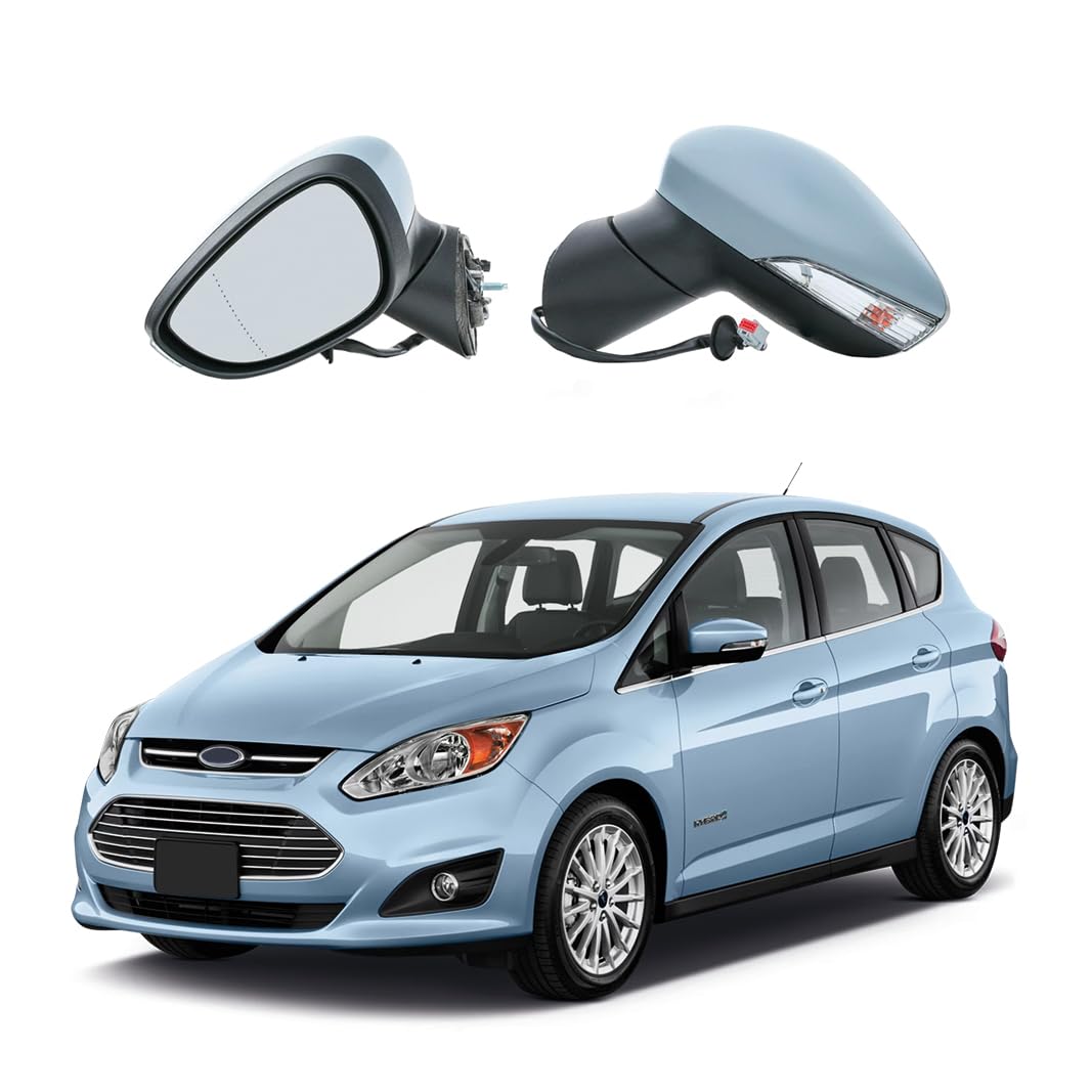 CG94 RETROVISORE Elettrico Termico Sinistra [Lato Guida] per Auto: B-Max - Calotta da VERNICIARE - 6PIN - Vetro ASF.