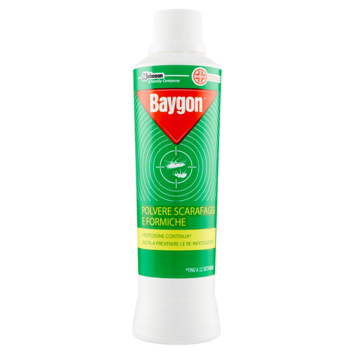 Baygon Scarafaggi e Formiche, Insetticida in Polvere, Efficacia Rapida e di Lunga Durata, 1 Confezione da 250 gr