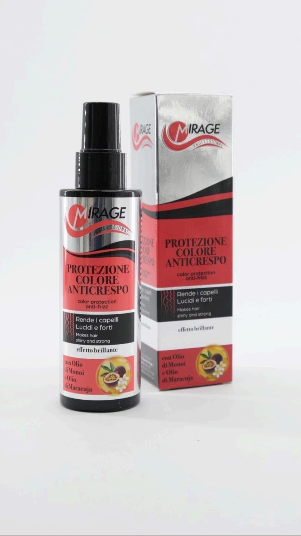 Mirage Professional Spray Protezione Colore Anticrespo, per capelli Effetto Brillante, 150 ml