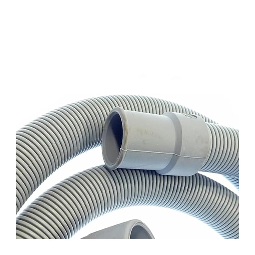 CG94 - Tubo Scarico Lavatrice Universale Con Pipa. Ø21-29mm, 90°. Lunghezza: 350Cm.